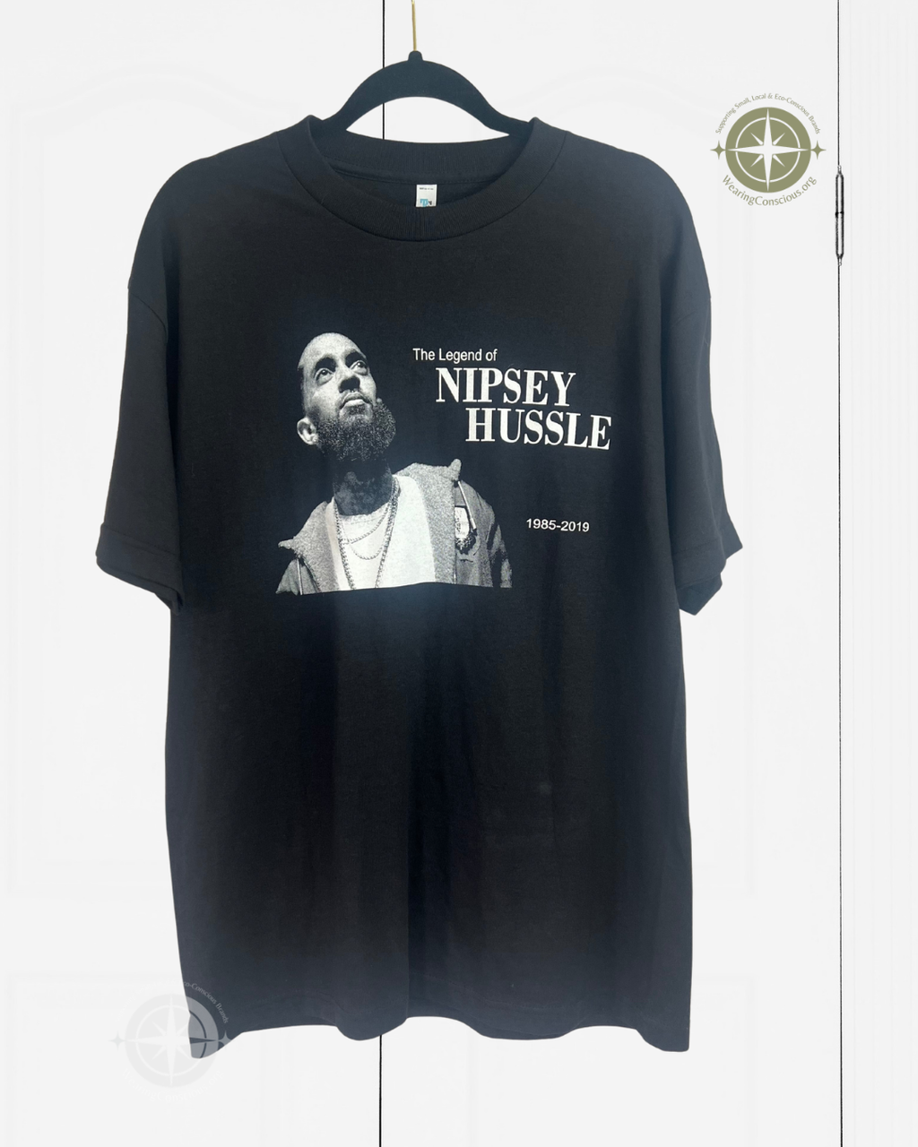 The NIPSEY HUSSLE Legend Tribute Graphic T-Shirt