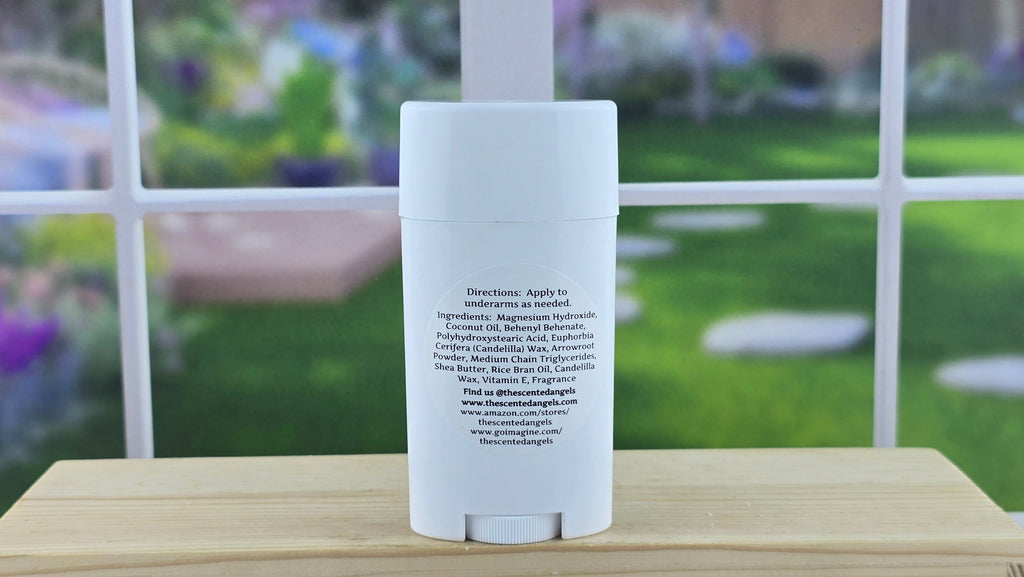 Back of Starfruit & Kiwi deodorant stick with ingredients list