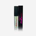 Makeup product with black packaging and red text on a white background