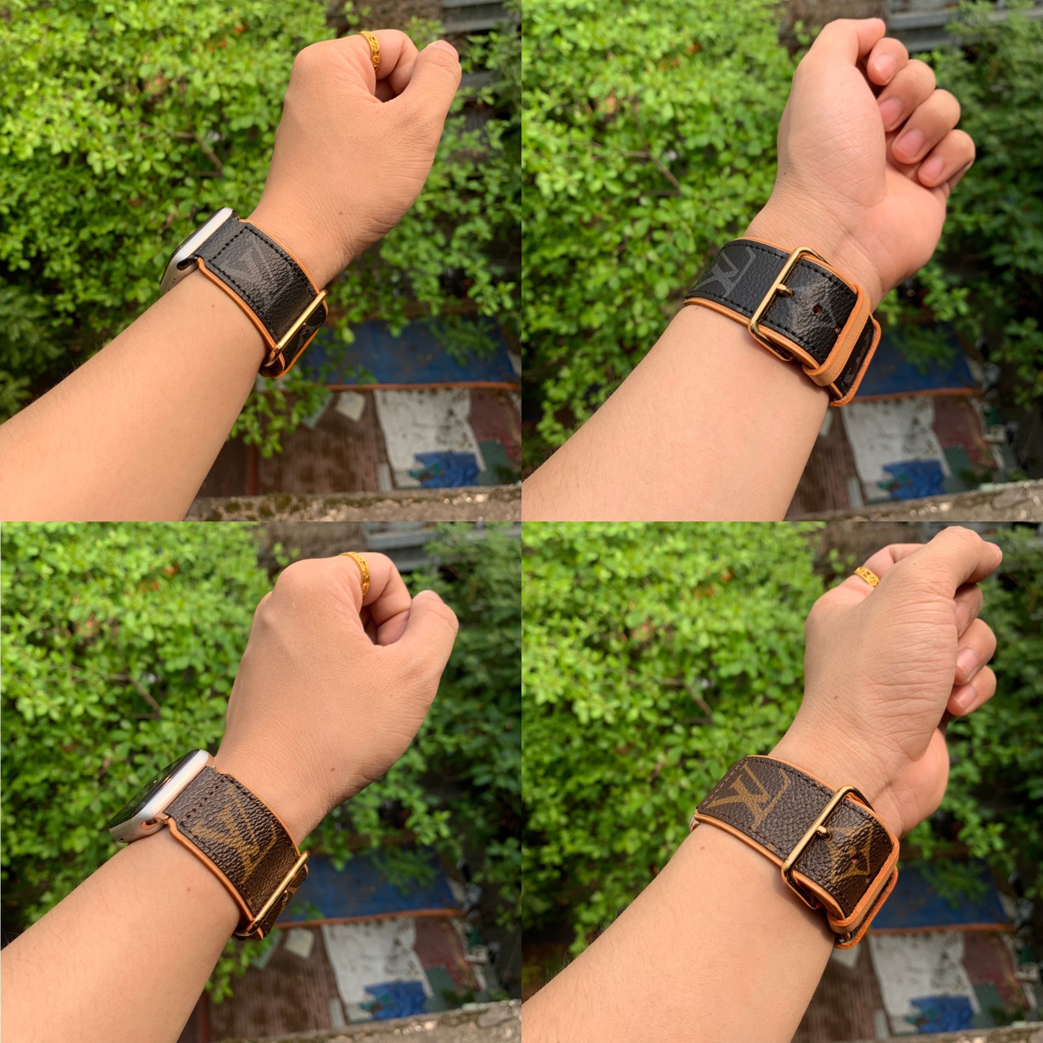 Recycled Louis Vuitton Apple Watch Band