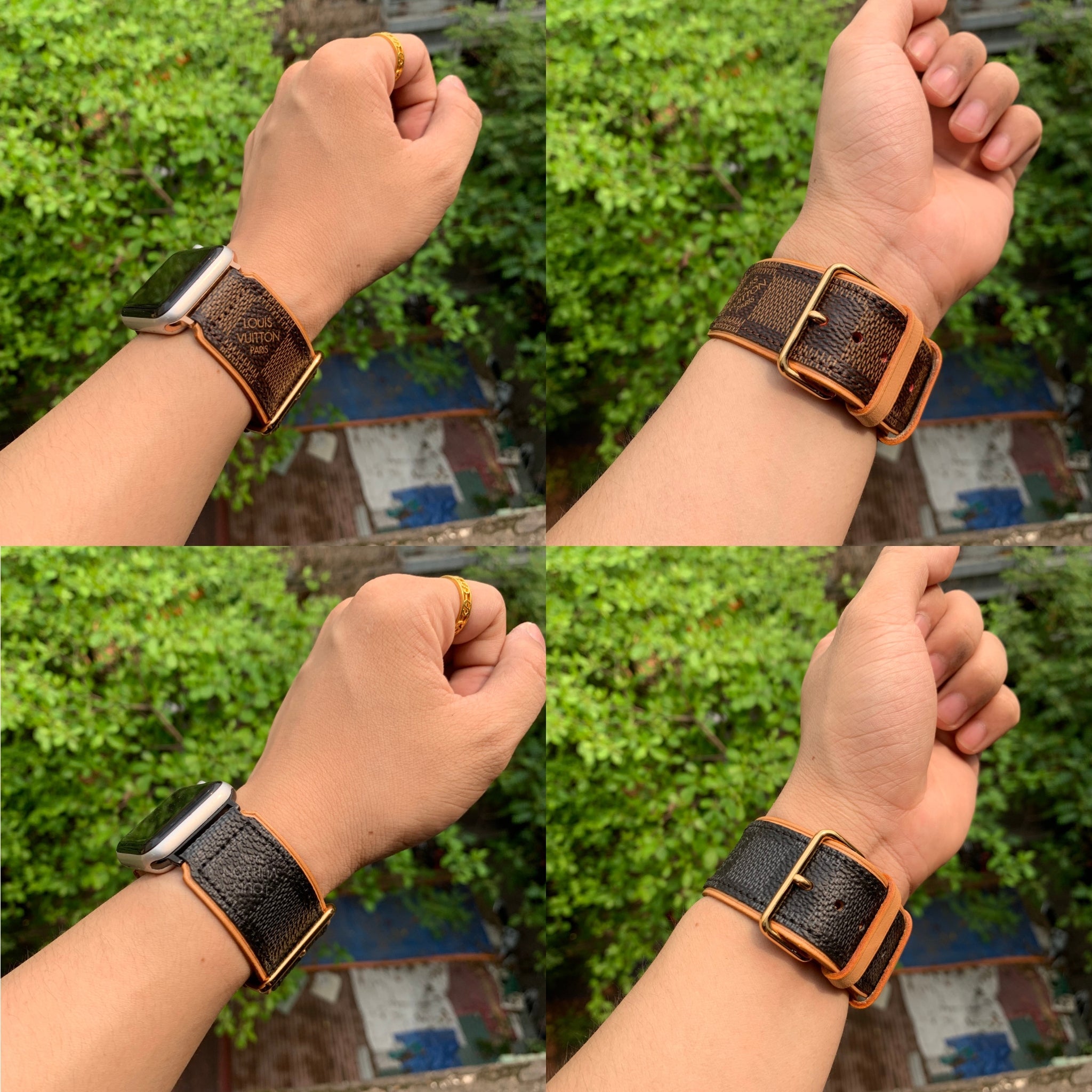 Recycled Louis Vuitton Apple Watch Band