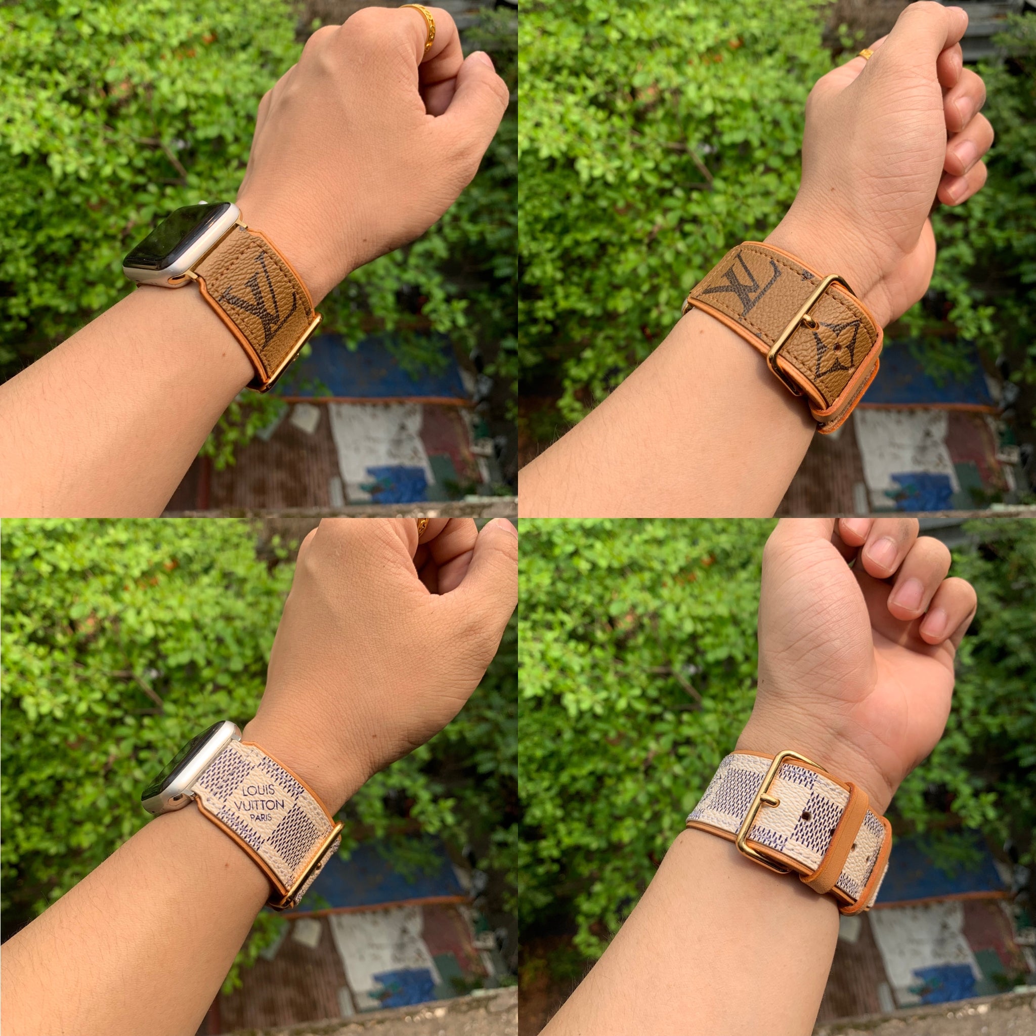 Recycled Louis Vuitton Apple Watch Band