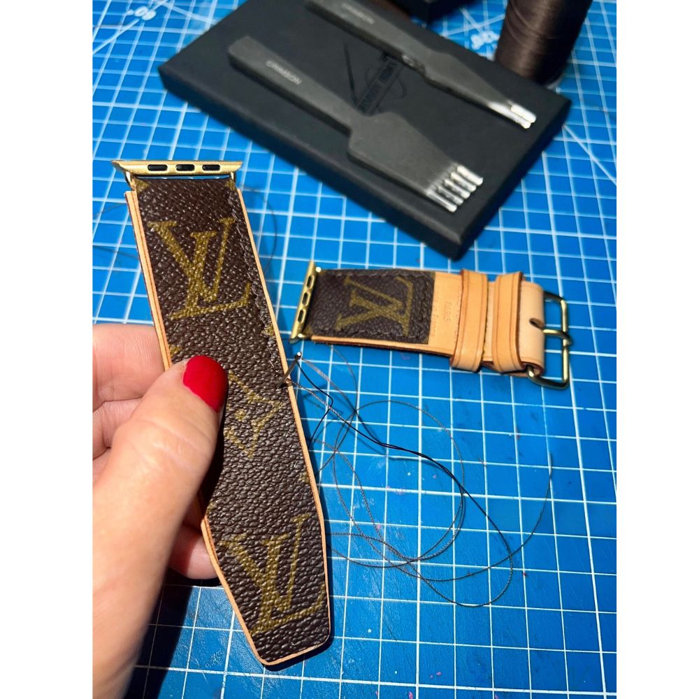 Recycled Louis Vuitton Apple Watch Band