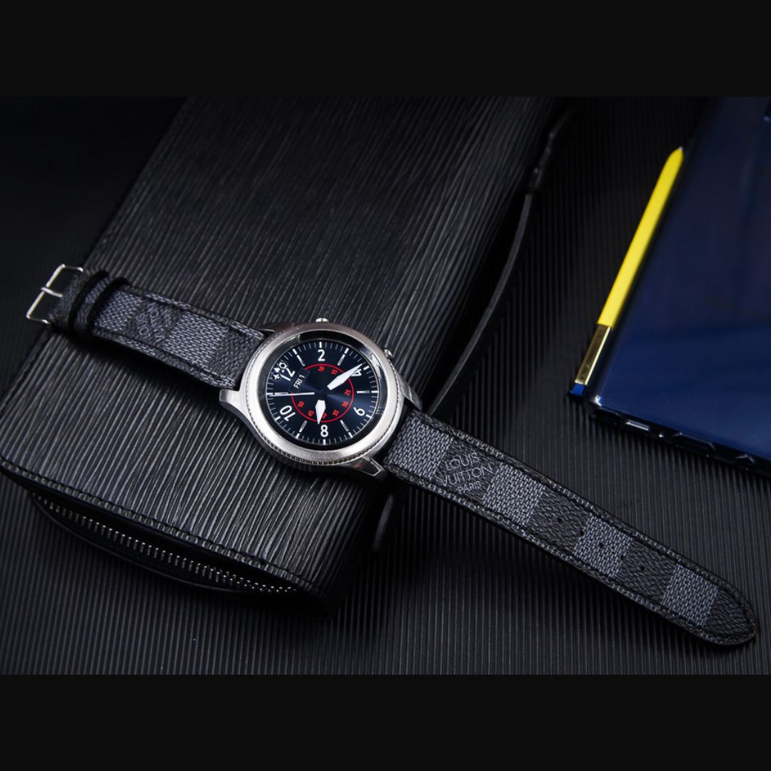 Upcycled Authentic Louis Vuitton Watch Band – Handmade-to-Order