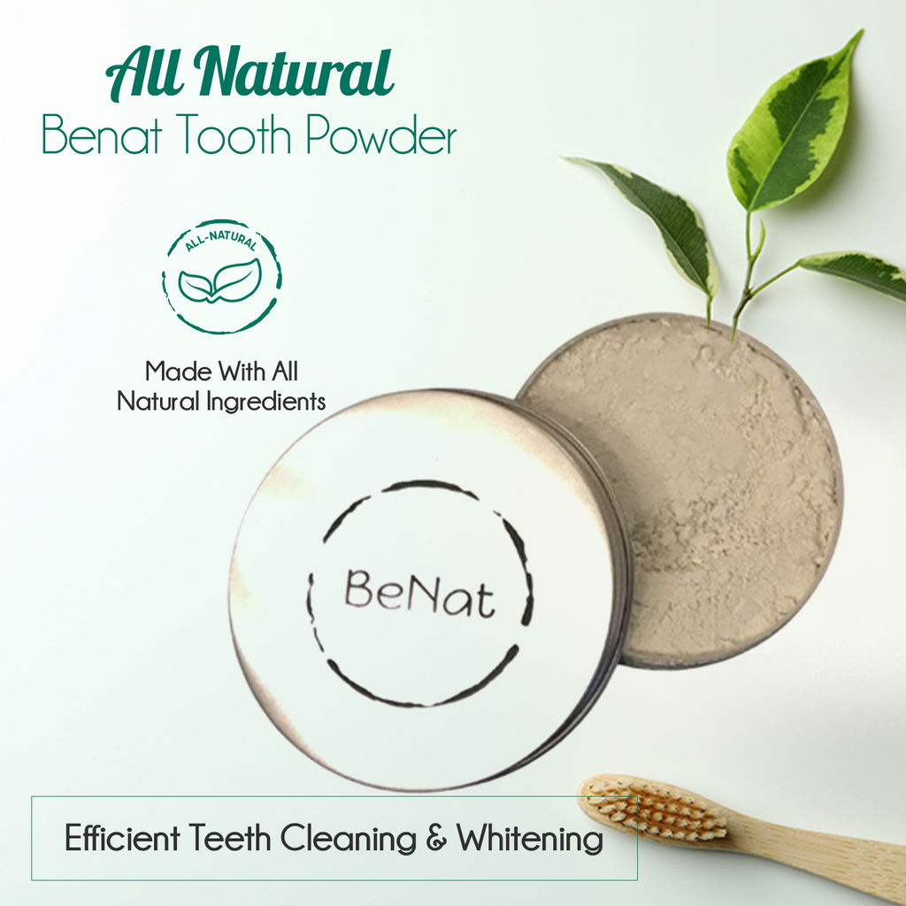 BeNat Natural Tooth Powder Bundle – 3 Pieces