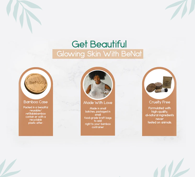 Refillable All-Natural Translucent Loose Powder