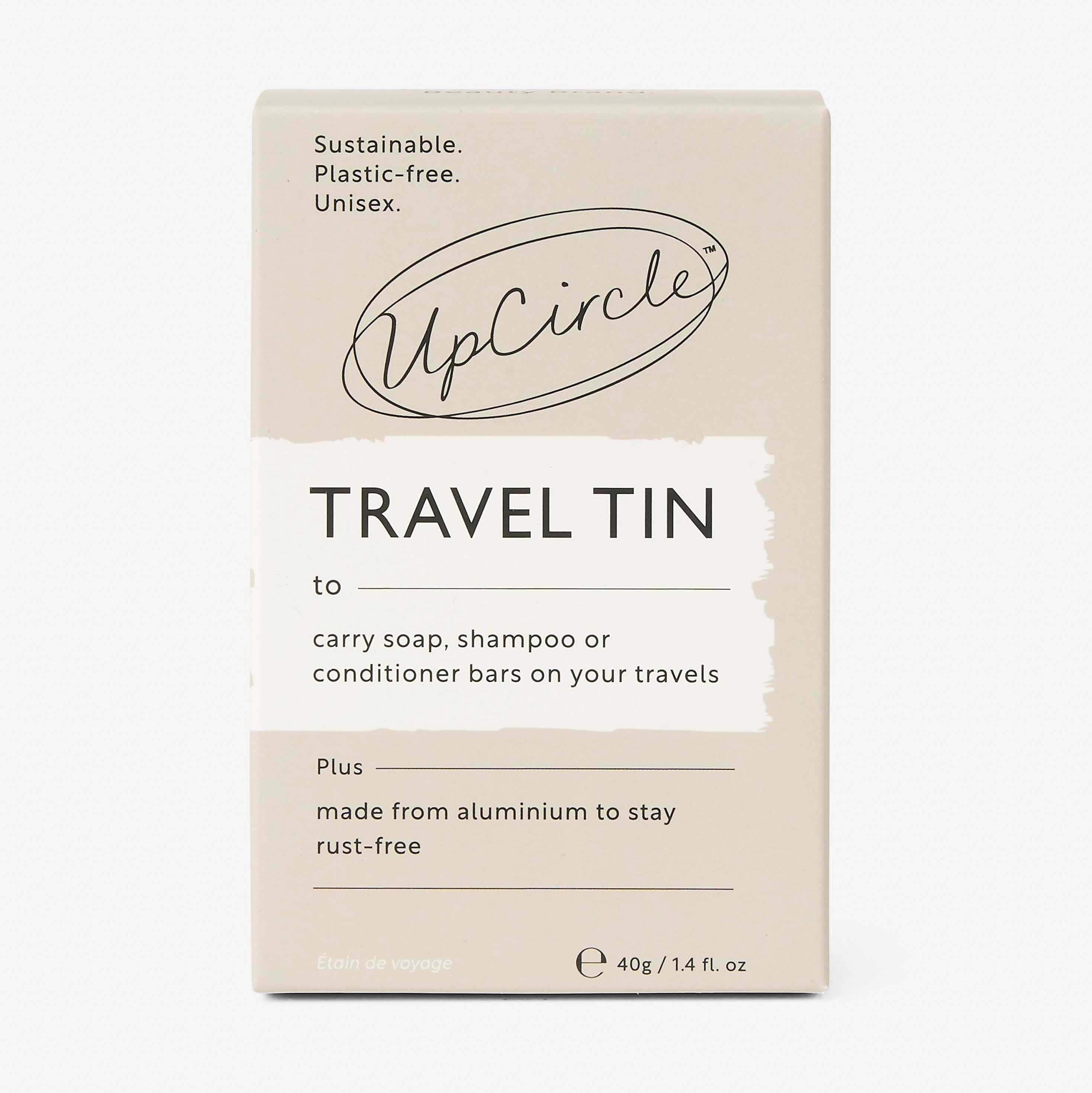 Upcircle Soap + Shampoo Bar Travel Tin