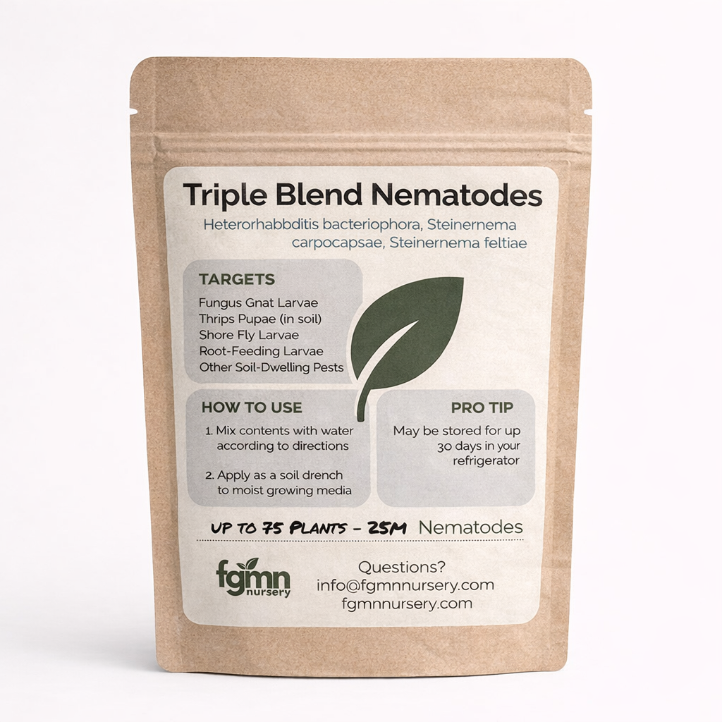 Triple Blend Nematodes for Broad-Spectrum Soil Pest Control