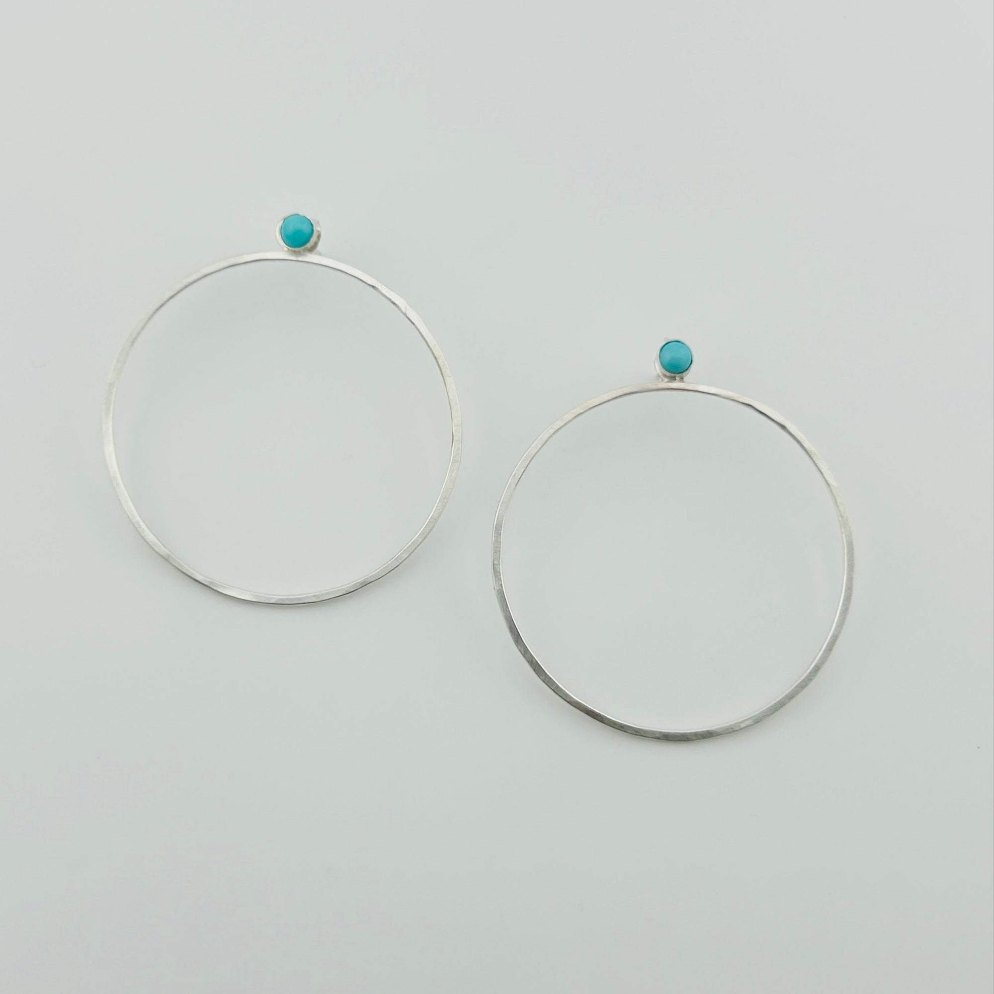 Turquoise Orbit Earrings-2