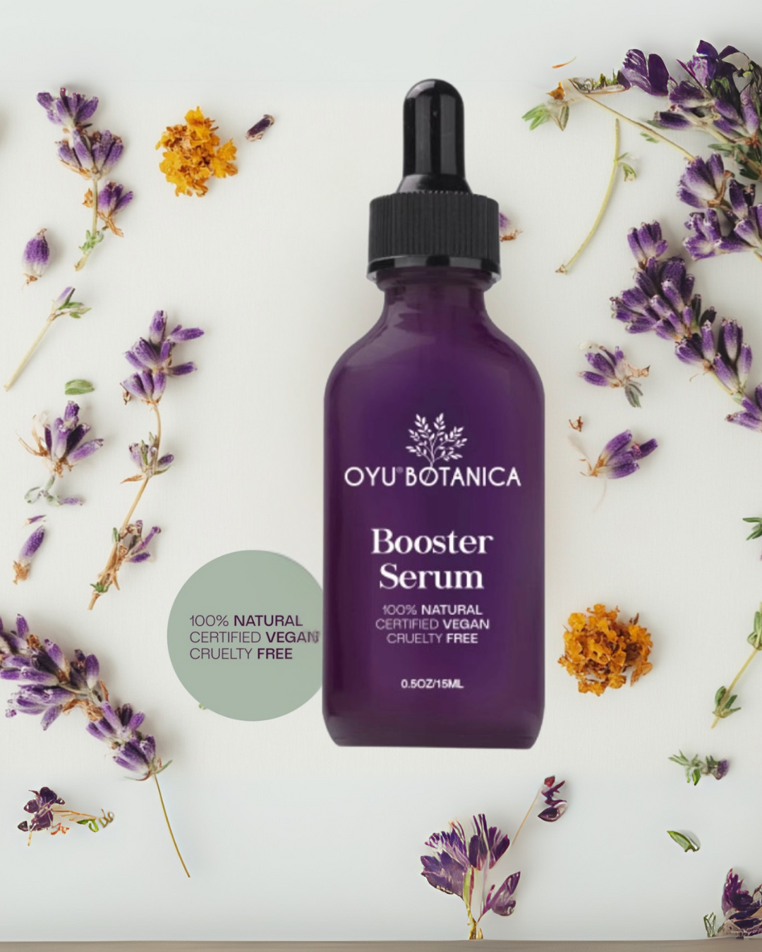 Oyu Botanica Booster Serum – Fragrance-Free, Vegan, for Sensitive Skin
