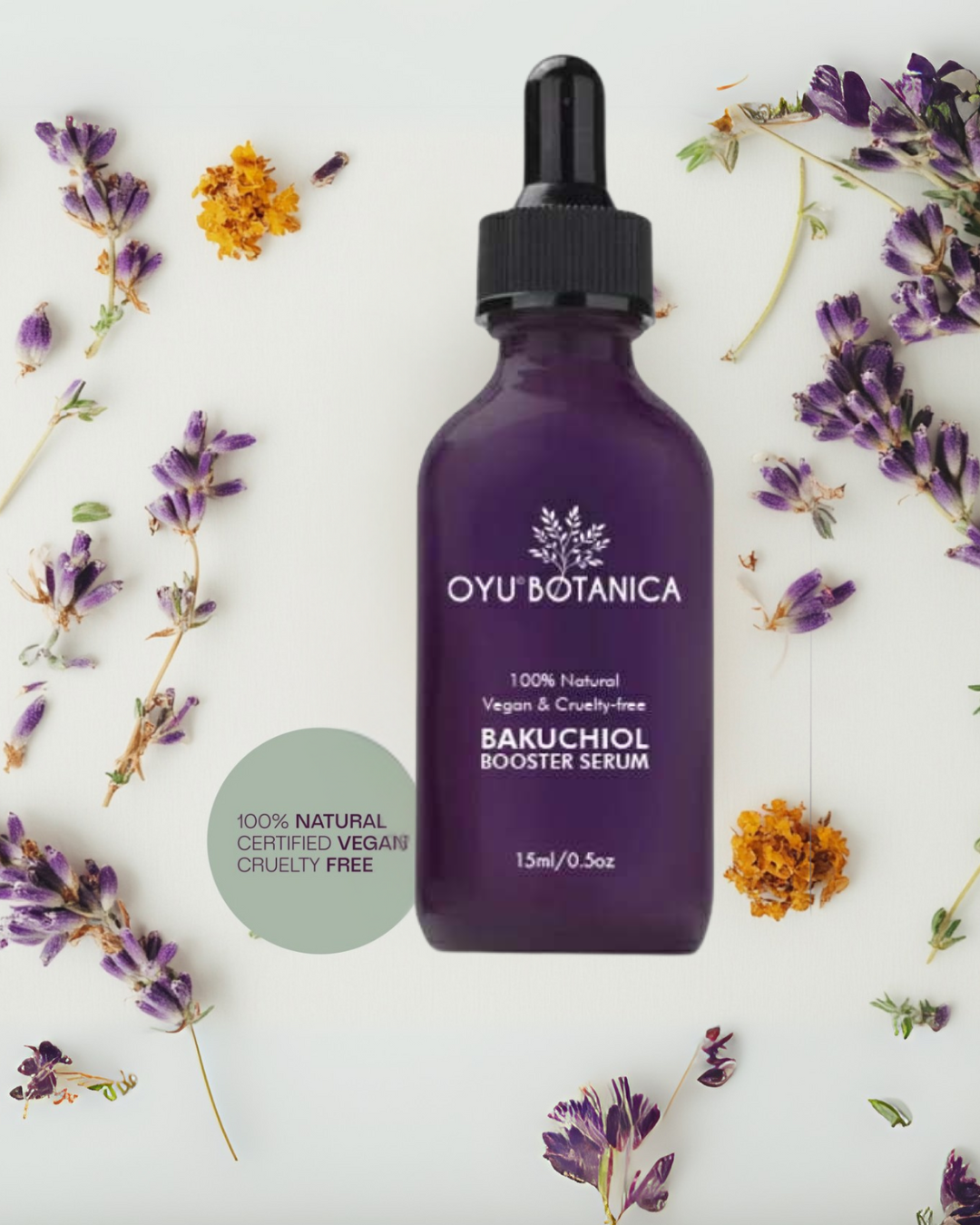 OYU Botanica Bakuchiol Booster Serum – Plant-Based Retinol Alternative for Radiant, Youthful Skin