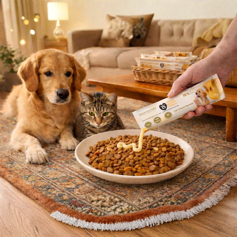Yak Cheese Squeeze — Natural Meal Topper + Training Treat for Dogs