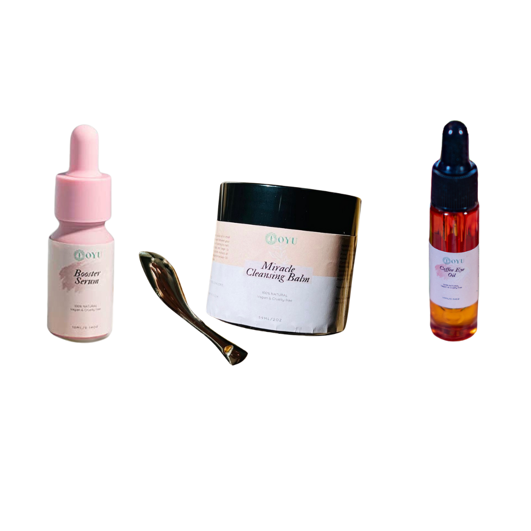 Oyu Botanica All-Natural Anti Aging Set – 3 Products + 1 Tool