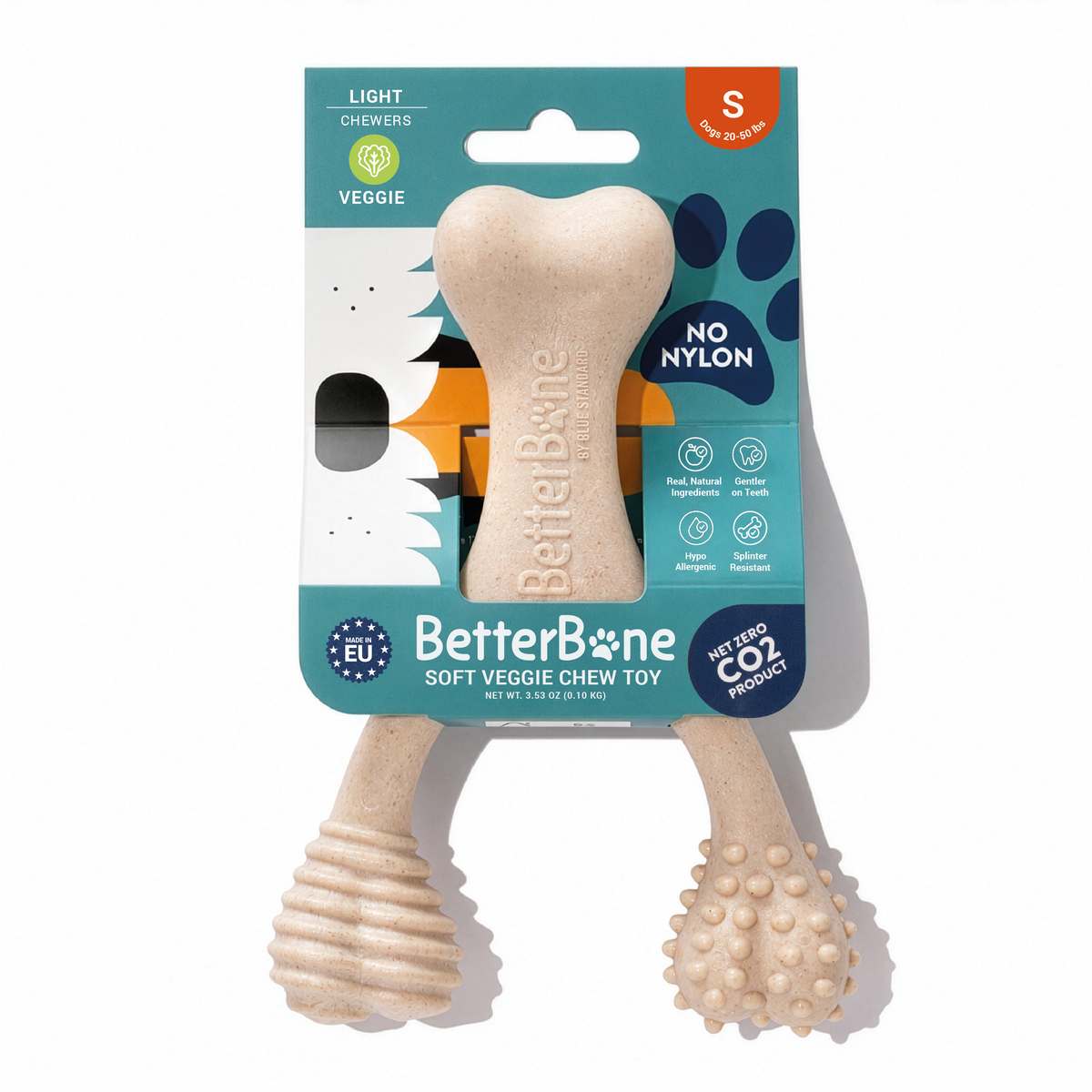 The SMALL WISHBONE BetterBone Plant-Based Chew Toy