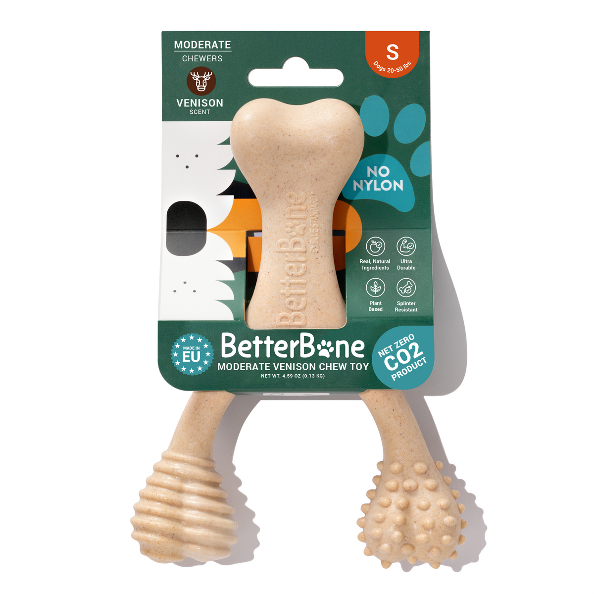 The SMALL WISHBONE BetterBone Plant-Based Chew Toy