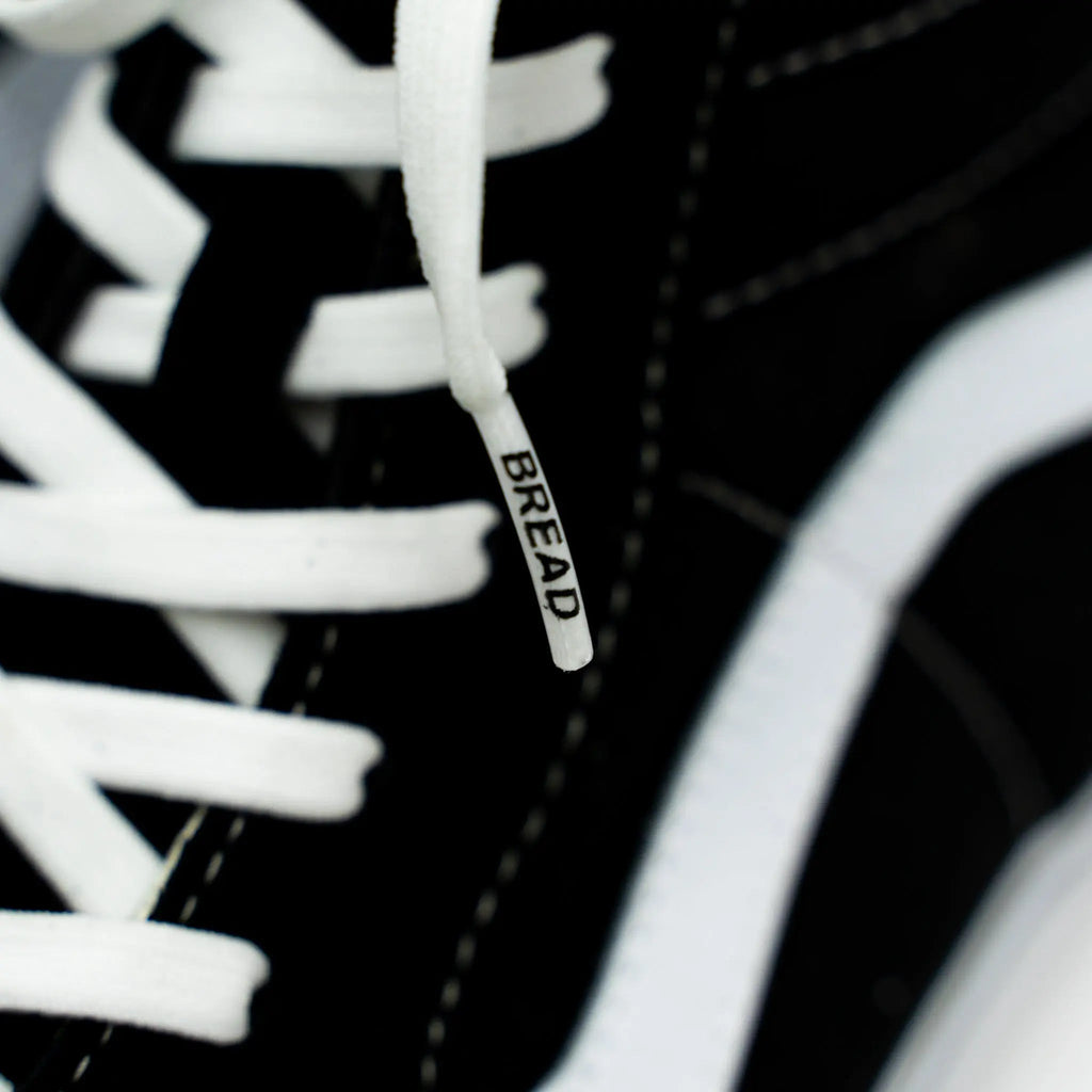 Bread Cloud White Elastic Shoelaces