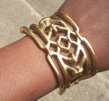 Vintage Brass Bangle Bracelet