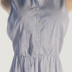 Vintage Cotton Shirt Dress – Size S