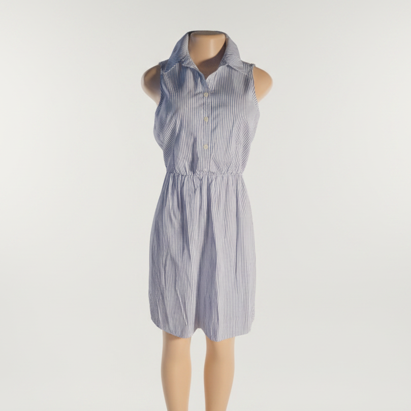 Vintage Cotton Shirt Dress – Size S