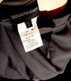 Vintage Emporio Armani Wool Crepe Pencil Skirt – Gray, Size 2 / IT 36