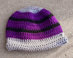Vintage Hand Crochet Beanie Hat – One Size, Stretch Fit