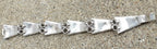 Vintage Mother of Pearl and Sterling Silver Bracelet – 7"