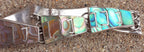 Vintage Mother of Pearl and Sterling Silver Bracelet – 7"