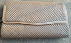 Vintage Mesh Metal Clutch (1980s) – Nude