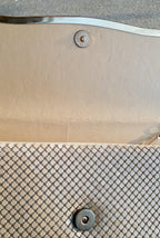 Vintage Mesh Metal Clutch (1980s) – Nude
