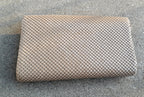 Vintage Mesh Metal Clutch (1980s) – Nude