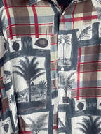 The 90s RICH Vintage Cacharel Paris Short-Sleeve Button-Down Vacation Shirt