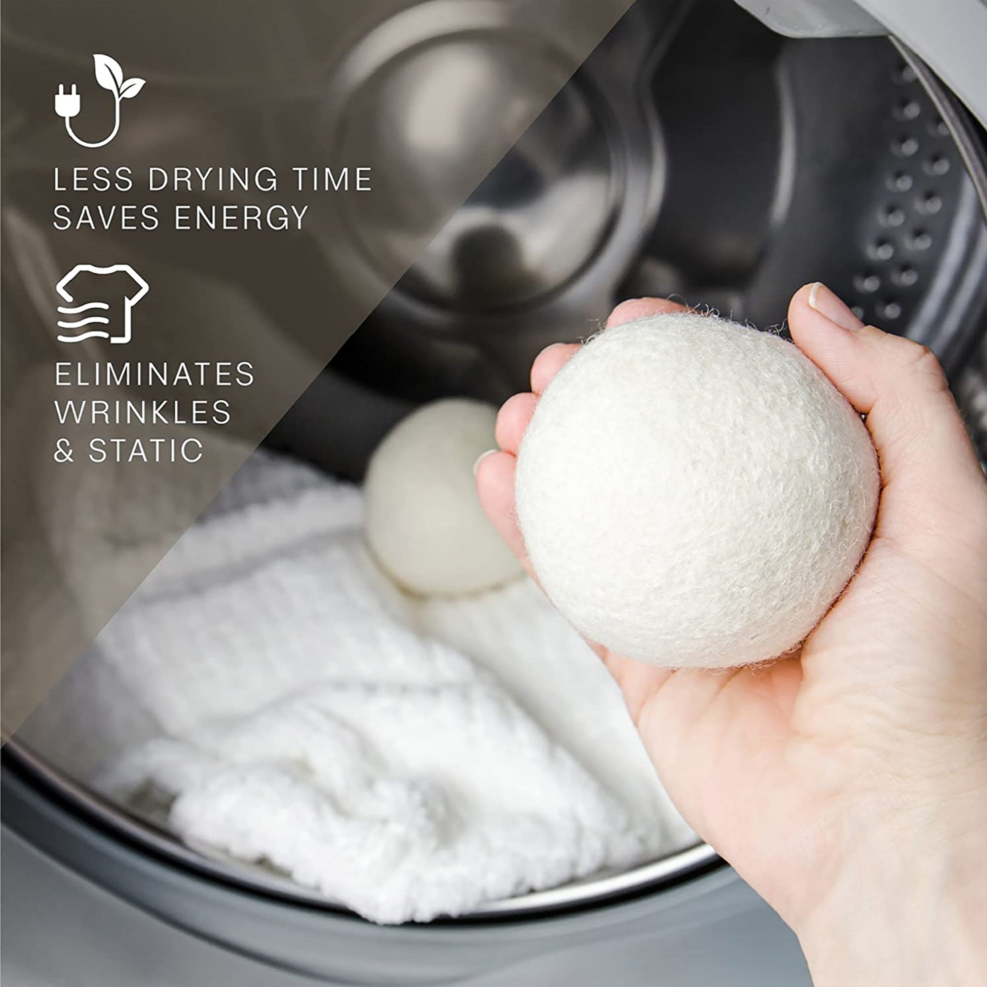 Pursonic 100% Pure New Zealand Wool Dryer Balls – 36 Pack Family Bundle