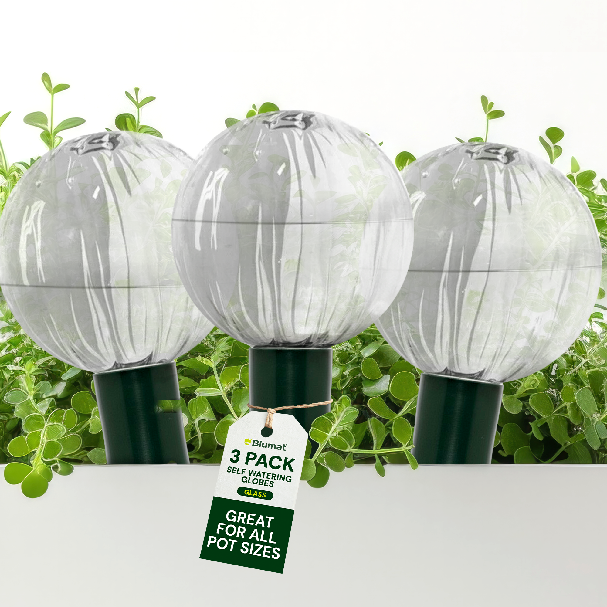 Blumat Glass Plant Self Watering Globes