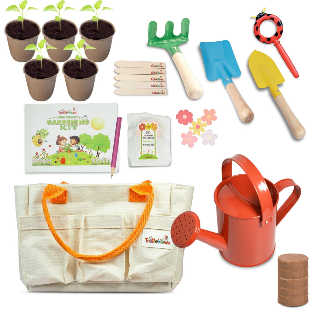 My First Gardening Kit Kids 27-Piece Gardening Set
