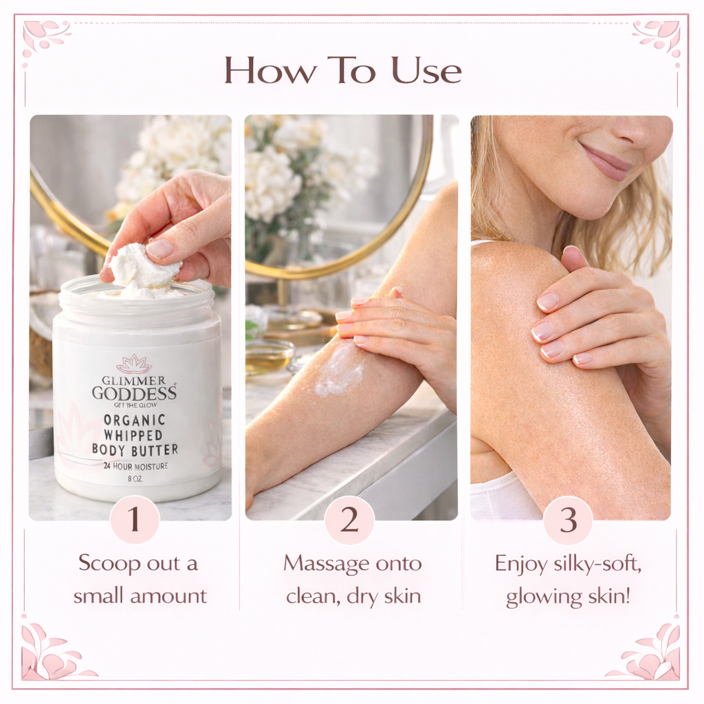 Organic Whipped Body Butter for Extremely Dry Skin