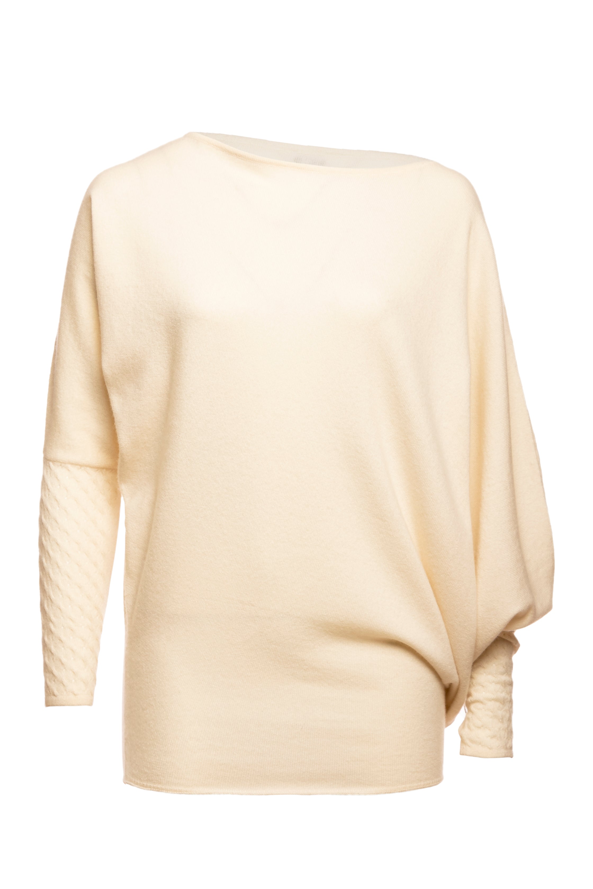 Jewel Asymmetric Boat Neck Top