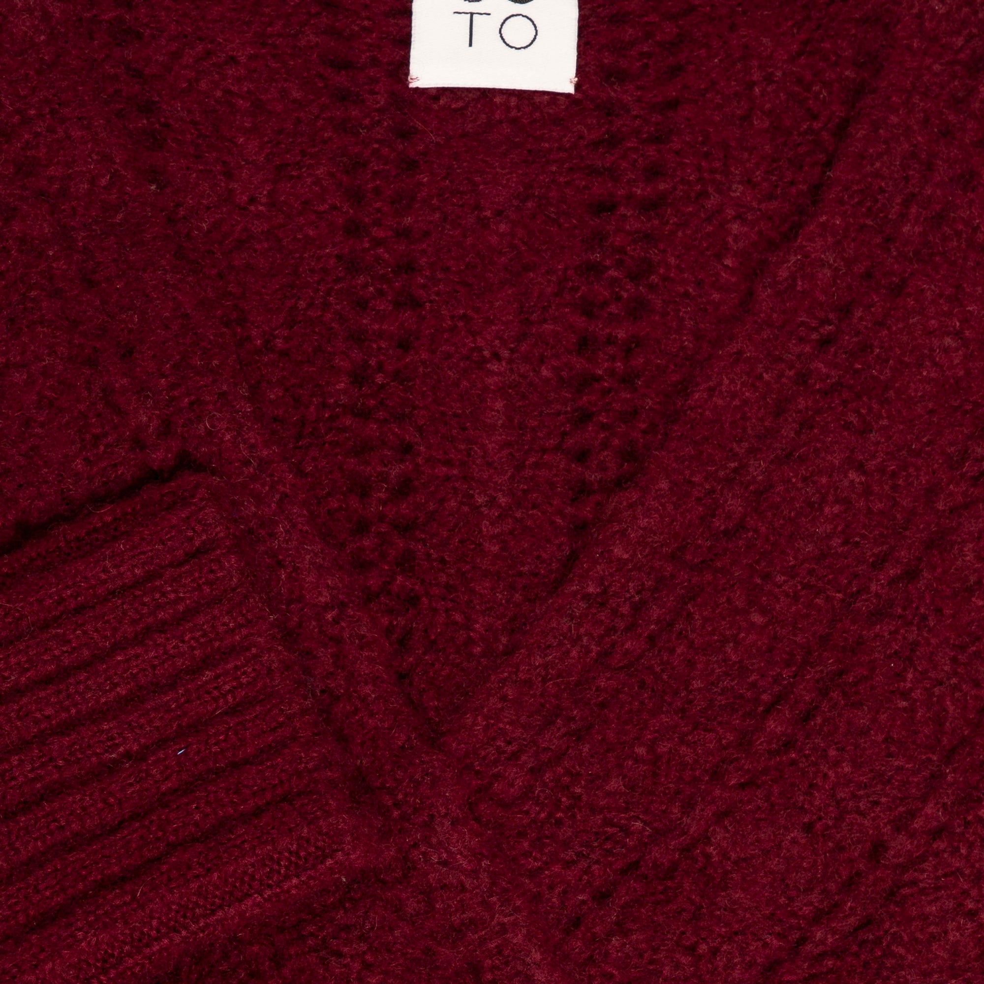 Cashmere + Silk Garnet Wrap Sweater