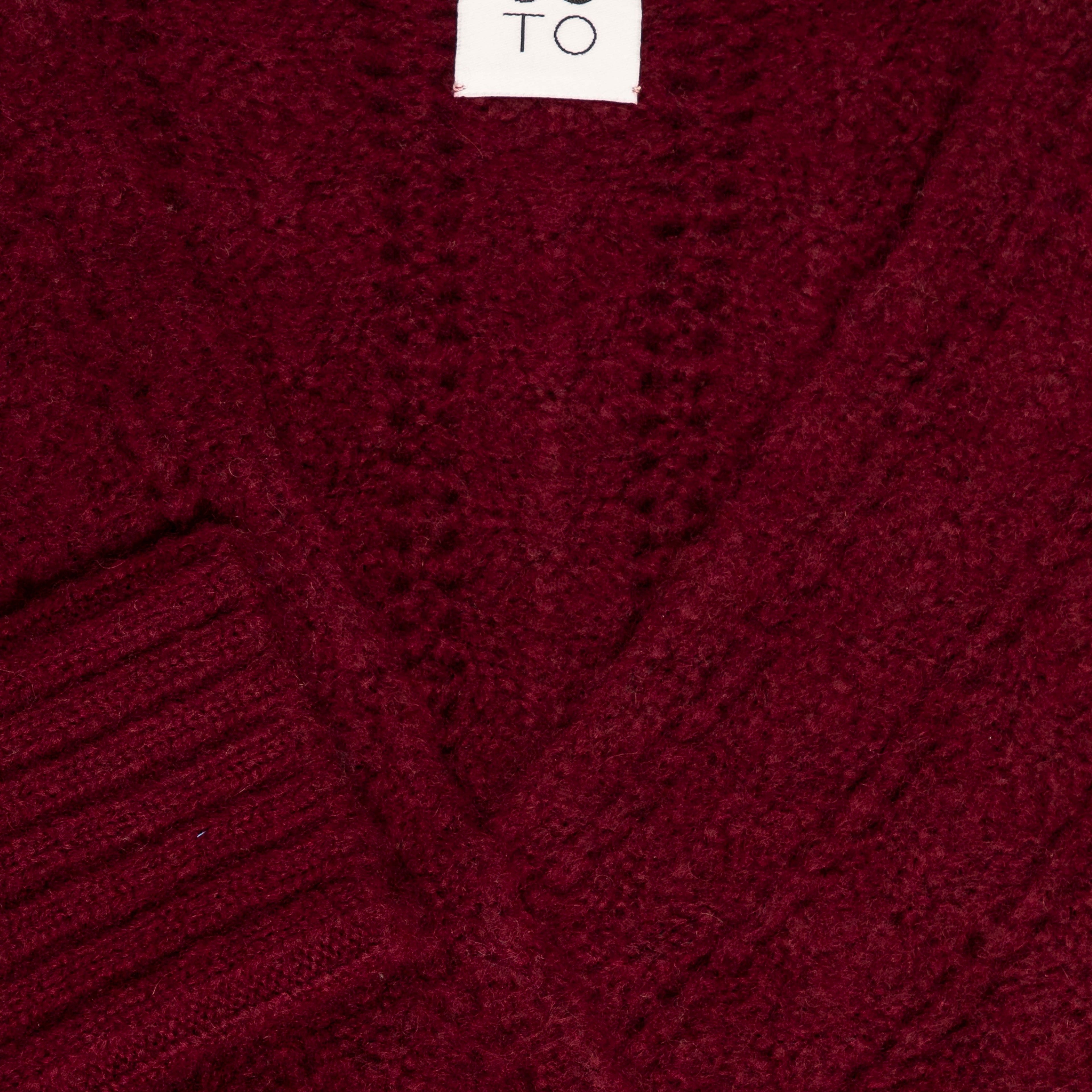 Cashmere + Silk Garnet Wrap Sweater