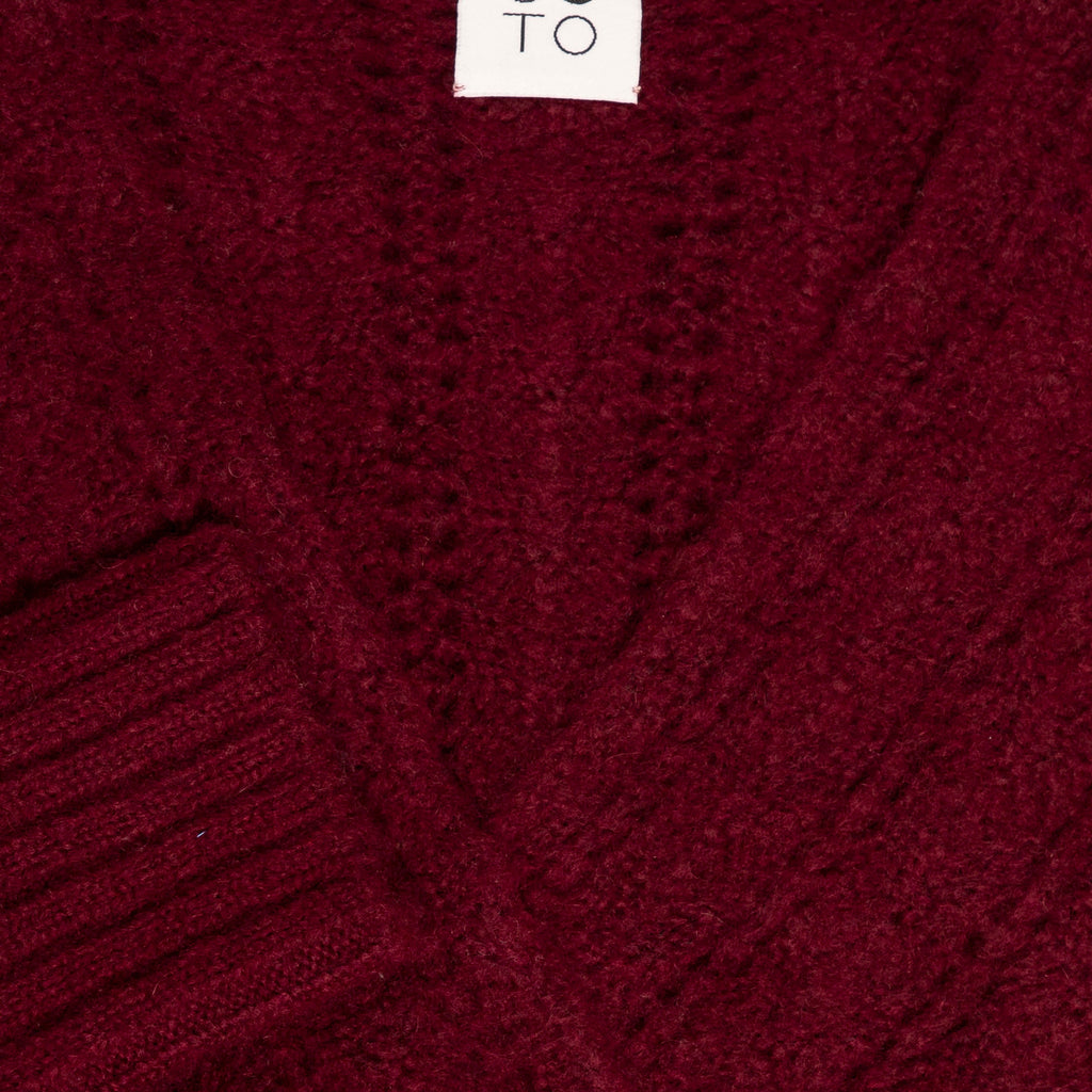 Garnet Wrap Sweater