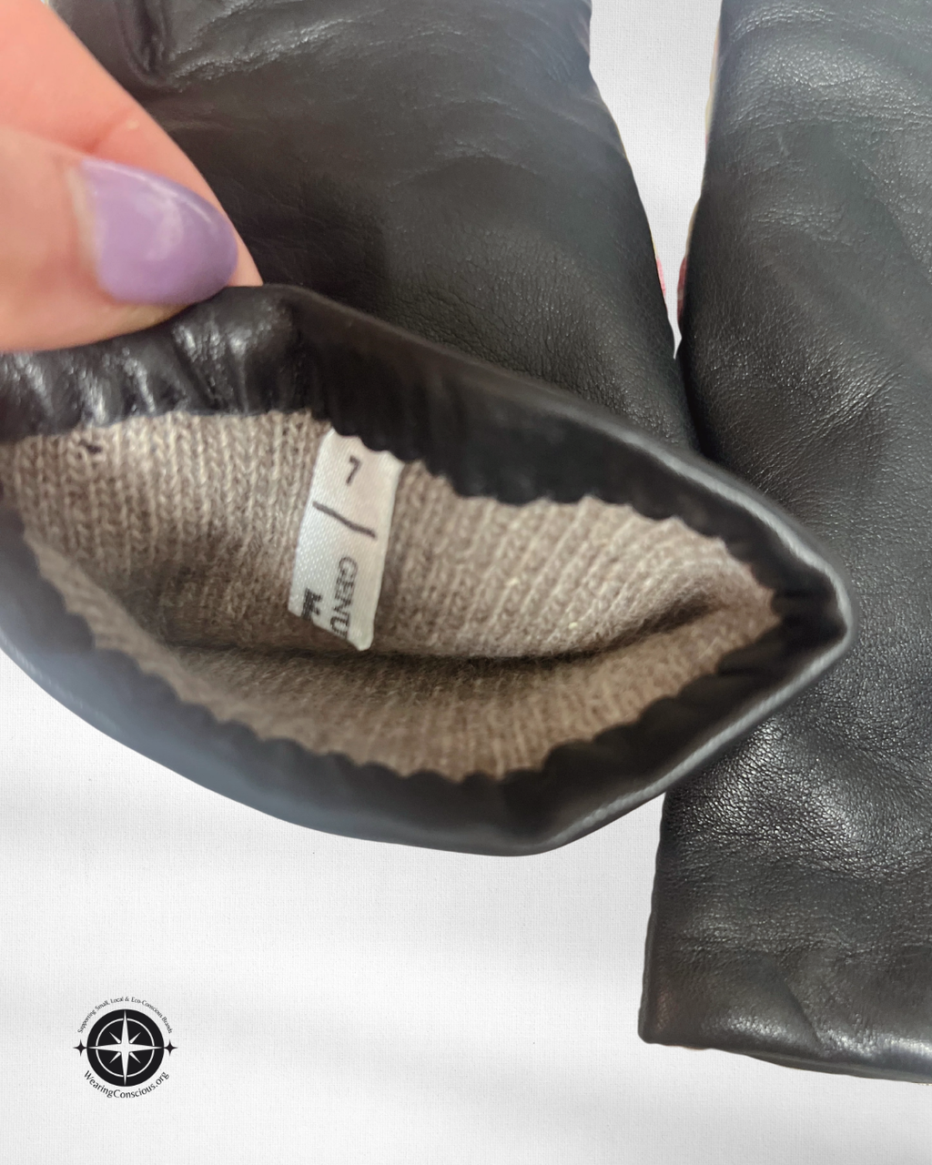 Cashmere Lined Italian Leather Gloves