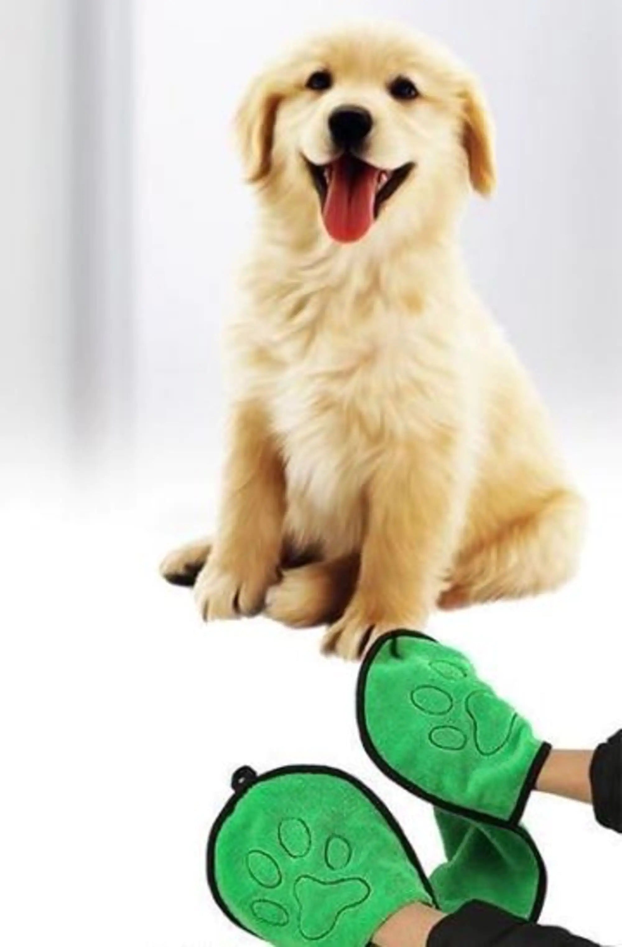 BeNat Pets Dog Bath Towel – Double Drop Pocket Design