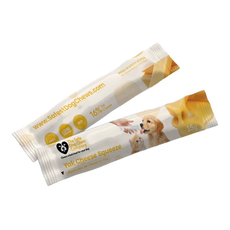 Yak Cheese Squeeze Natural Training Treat + Meal Topper for Dogs + Cats