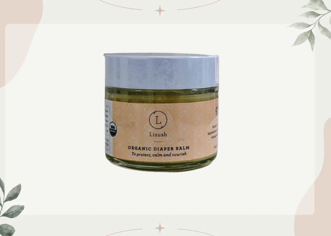 Lizlush Organic Diaper Balm – 2 Oz