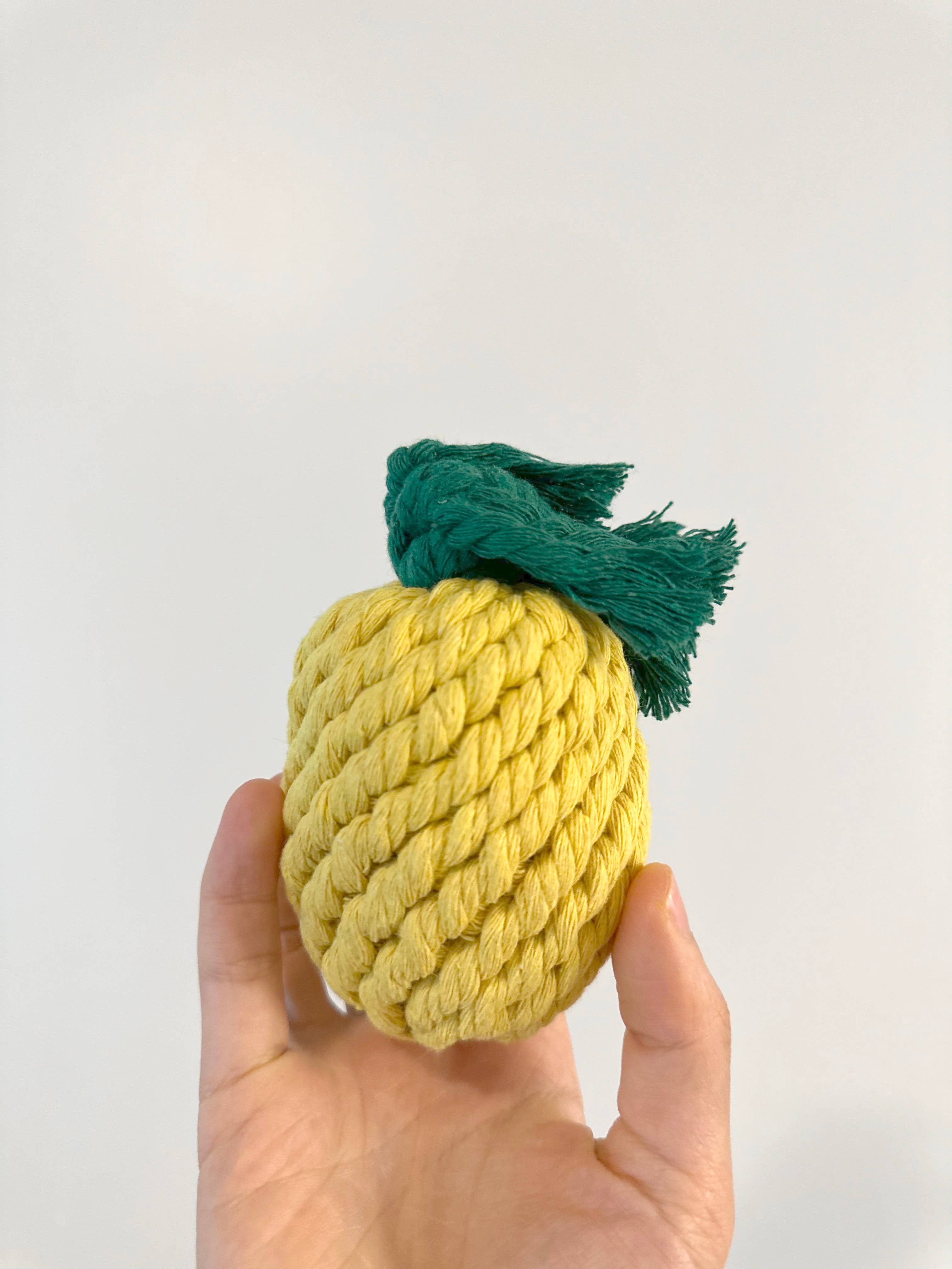 Monli Handcrafted Handmade Sustainable Pineapple Rope Toy