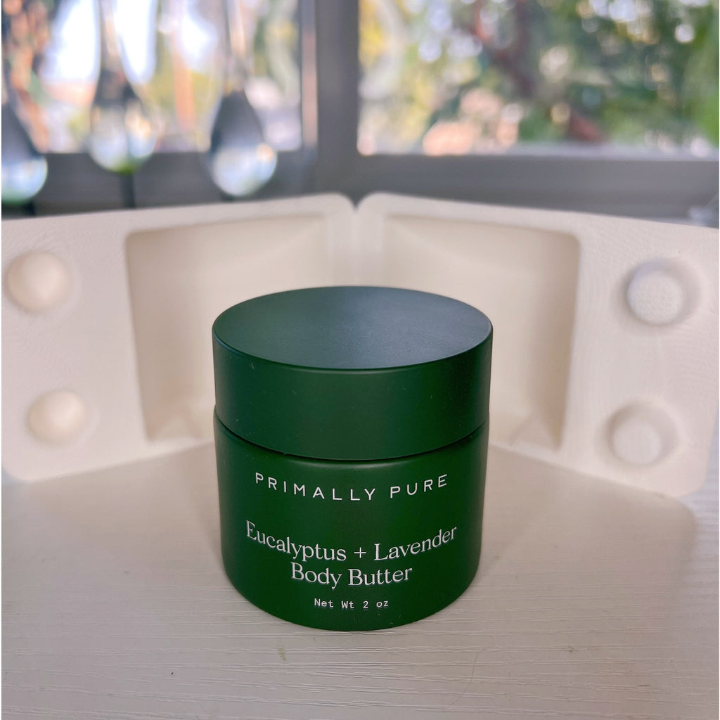 Primally Pure Eucalyptus + Lavender Body Butter – 2 Oz.