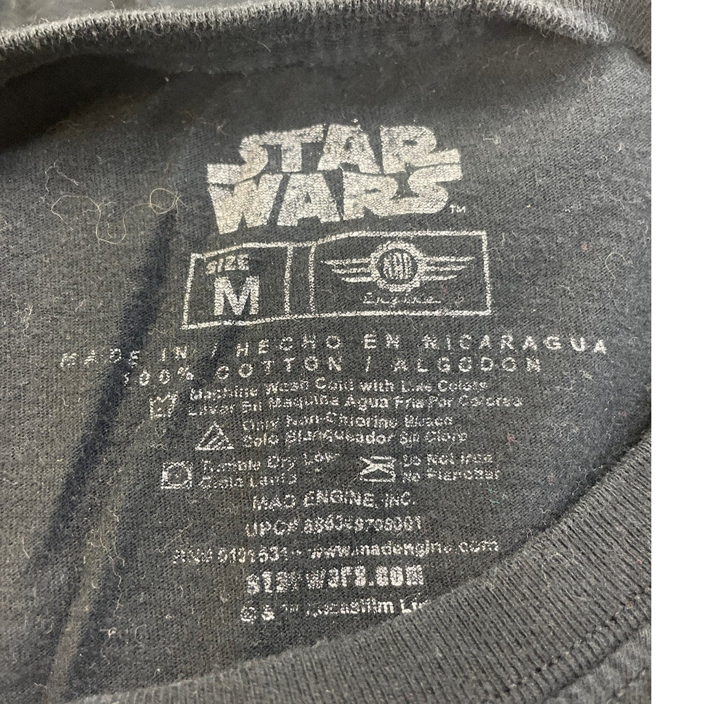 Star Wars Mens Medium The Force Awakens 100% Cotton Short Sleeve Tee Shirt
