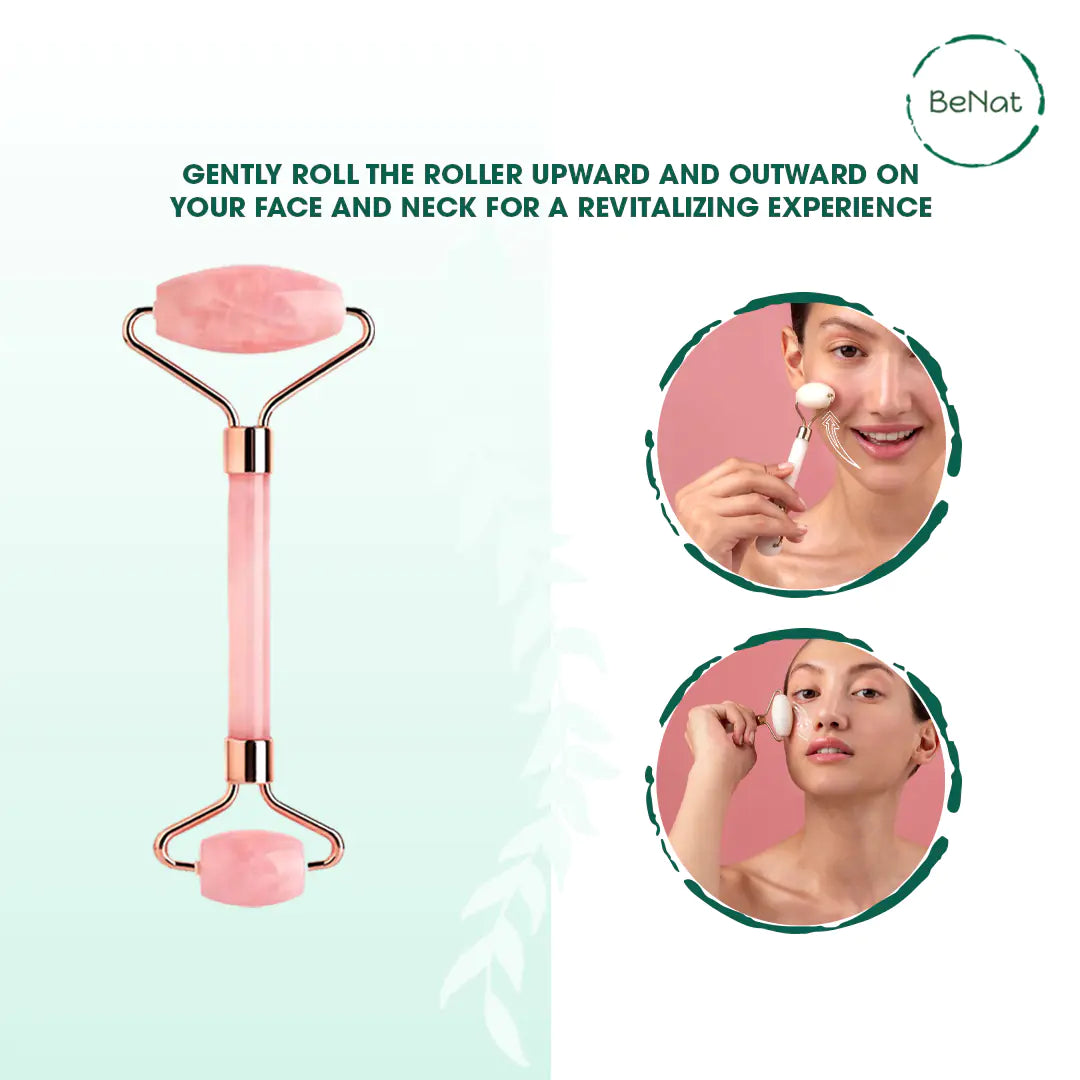 BeNat Rose Quartz Face Roller