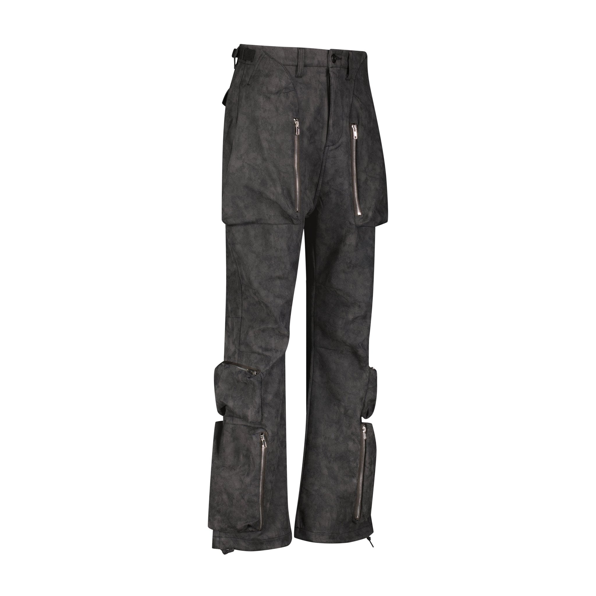 Baggy Cargo Pants – Dark Gray