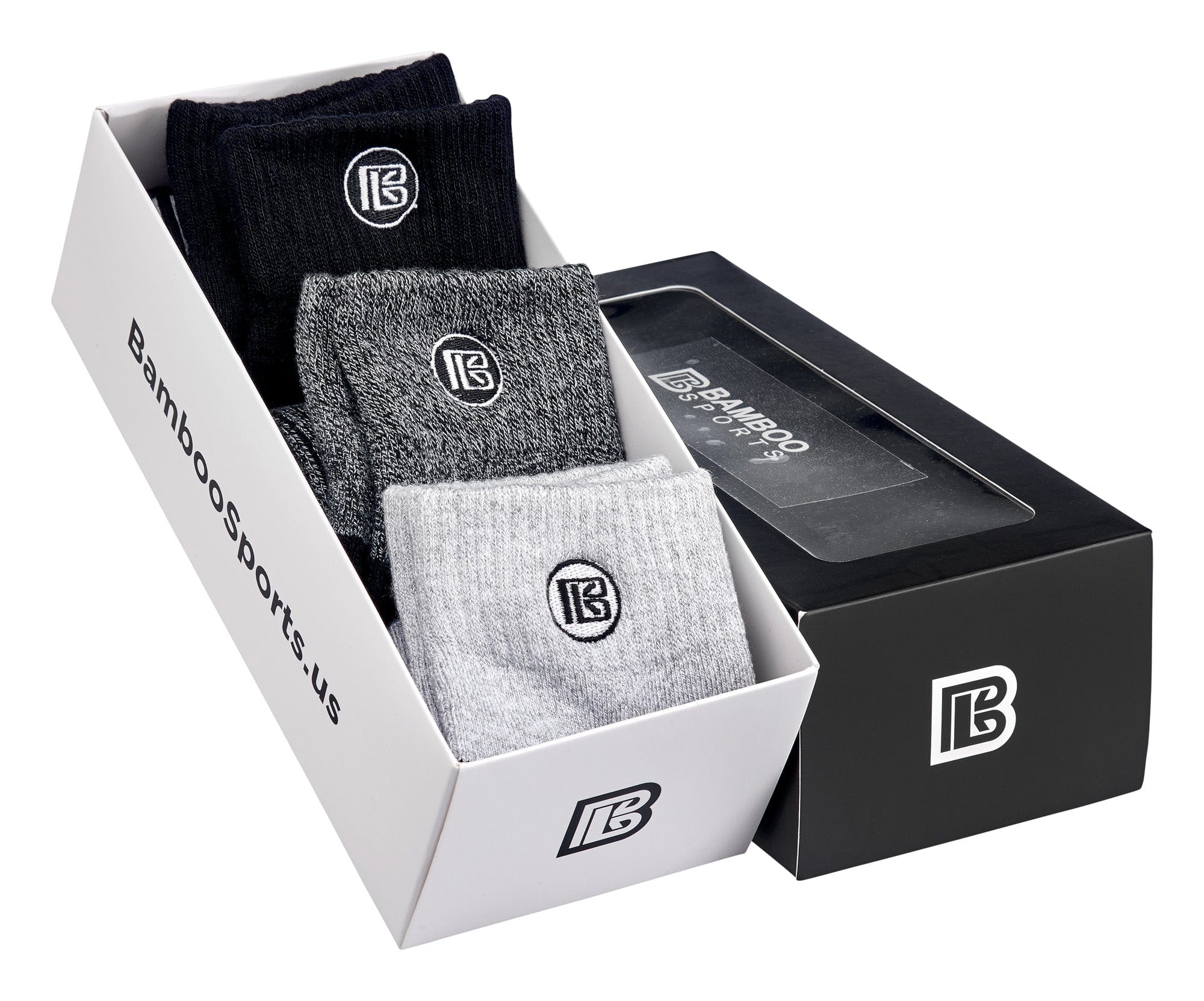 Premium Bamboo Rayon Quarter Crew Socks Gift Box