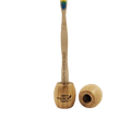 Bamboo Single Toothbrush Stand